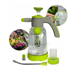 Hand-Drucksprüher mit Messbecher zur genauen Dosierung von Sprühmitteln – 2L NO PEST® Premium-Qualität